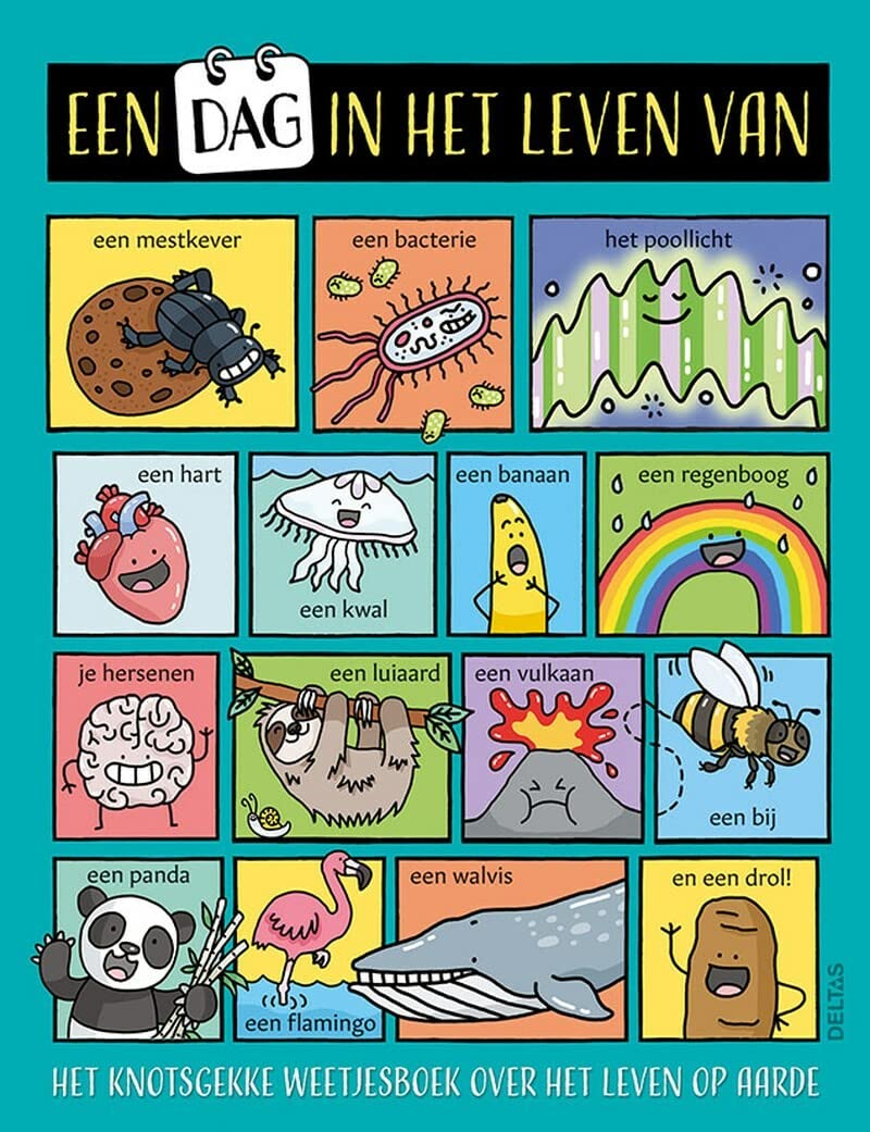 Een dag in het leven van ...: het knotsgekke weetjesboek over het leven op aarde book