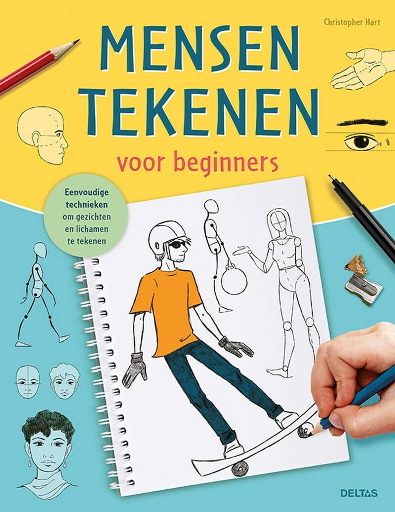 Mensen tekenen voor beginners: eenvoudige technieken om gezichten en lichamen te tekenen book