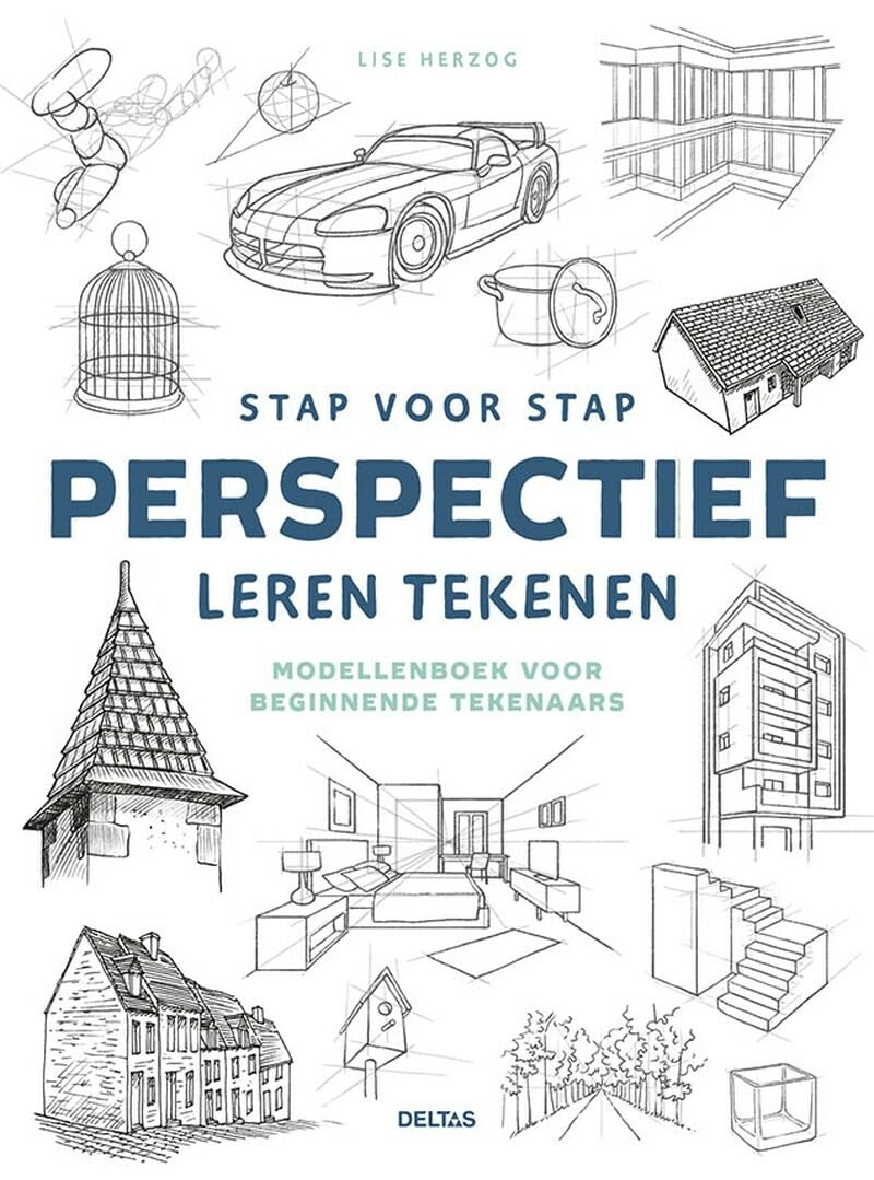 Stap voor stap perspectief leren tekenen book