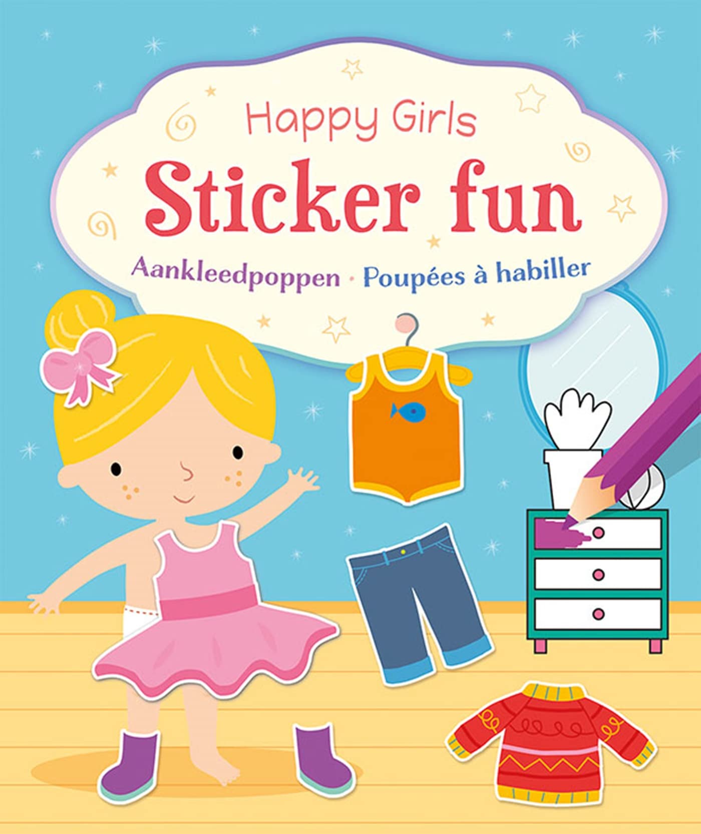 Happy Girls Sticker fun - Poupées à habiller book