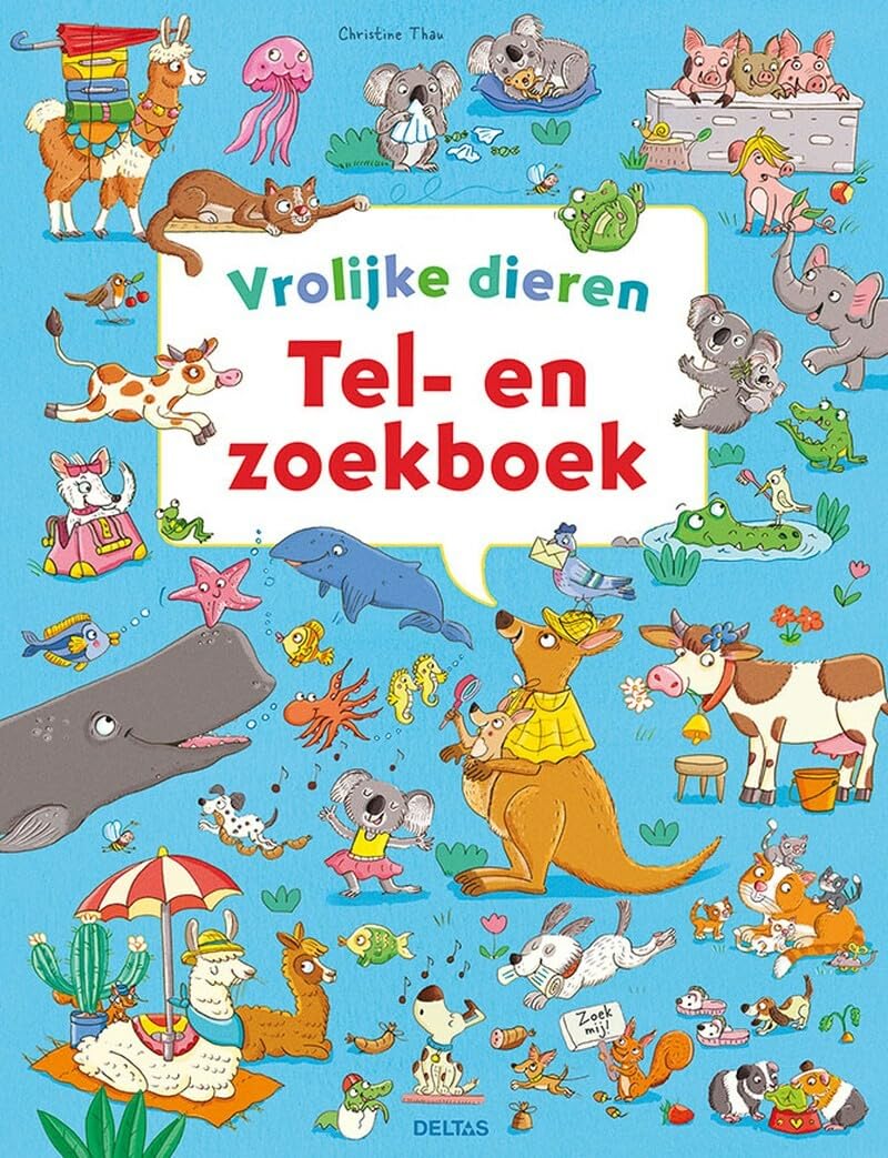Tel- en zoekboek: vrolijke dieren book