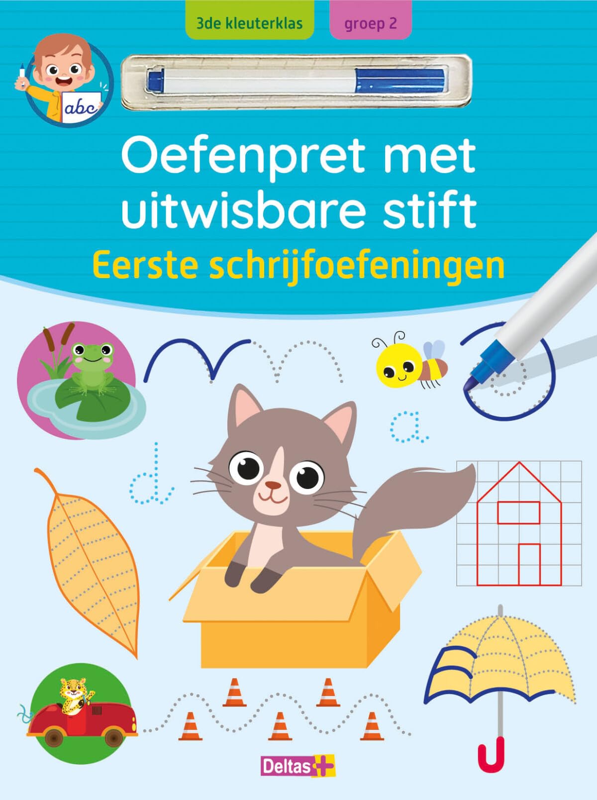 Oefenpret met uitwisbare stift - Eerste schrijfoefeningen (5-6 j.) book