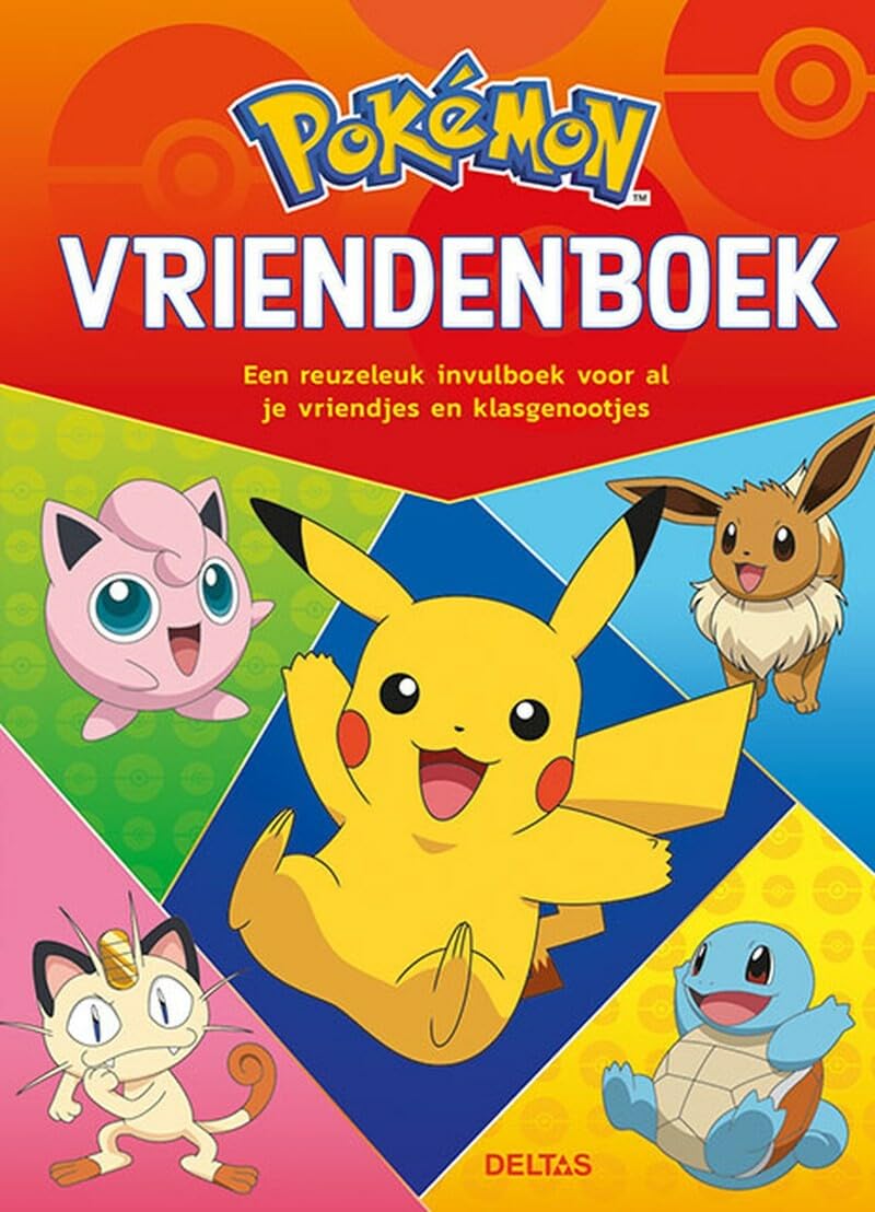 Pokémon vriendenboek: Een reuzeleuk invulboek voor al je vriendjes en klasgenootjes book