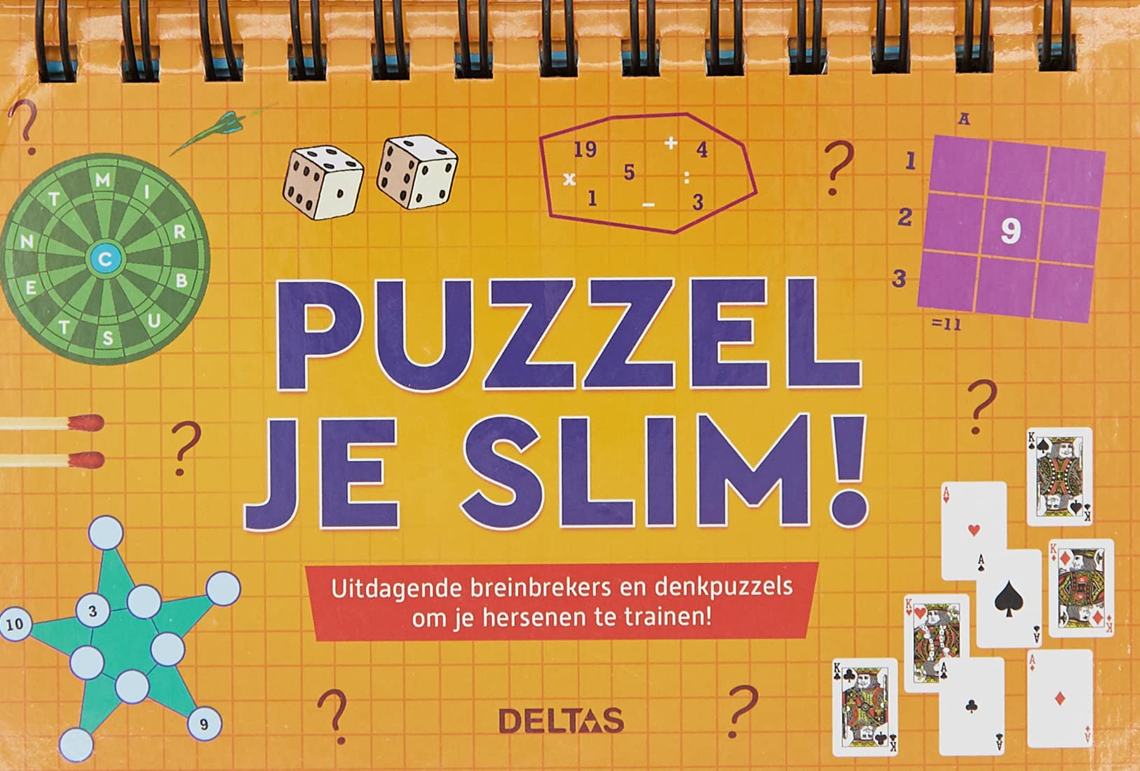 Puzzel je slim!: Uitdagende breinbrekers en denkpuzzels om je hersenen te trainen! book