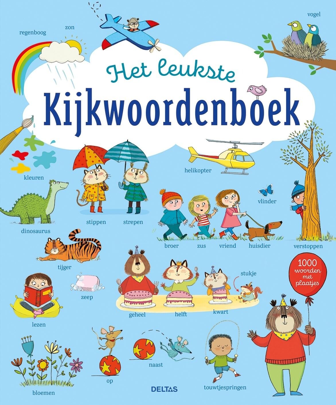 Het leukste kijkwoordenboek: 1000 woorden met plaatjes book