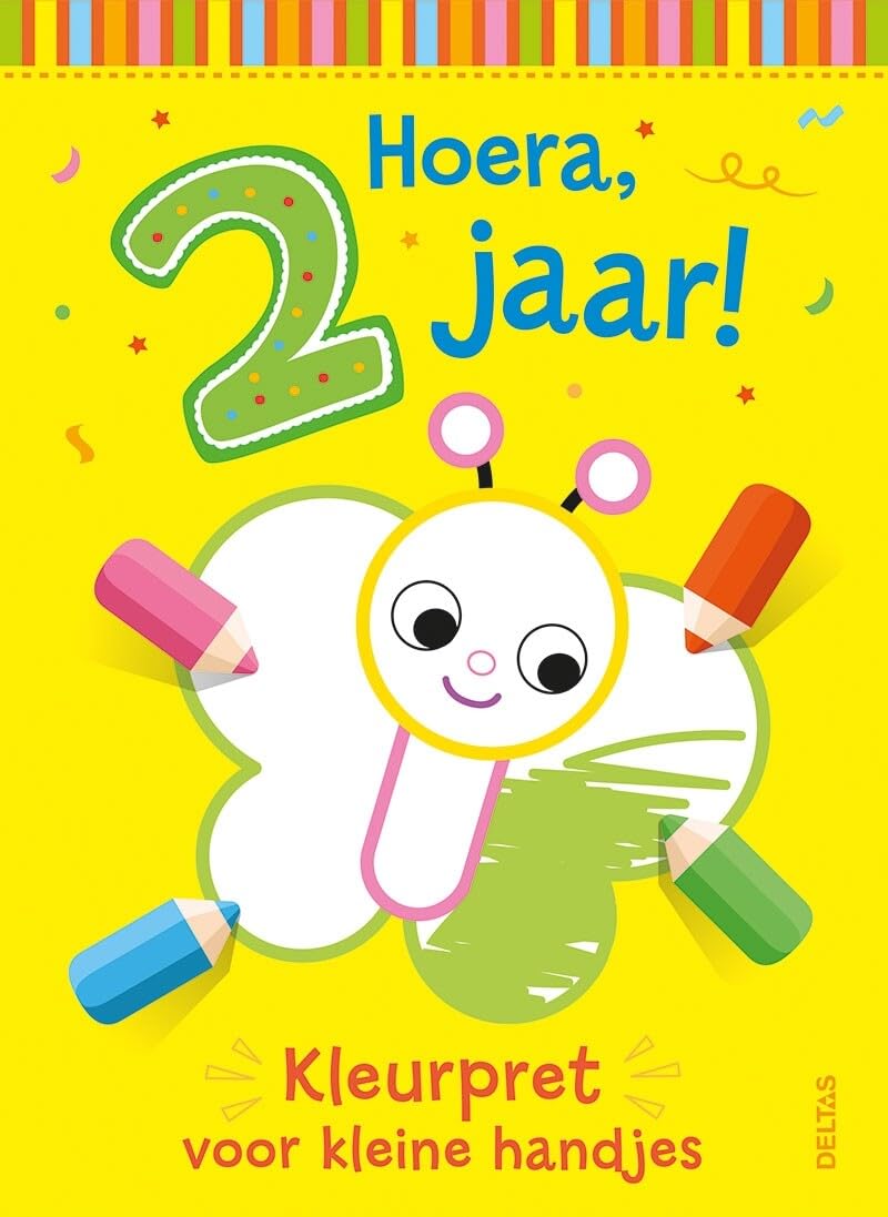 Hoera, 2 jaar! Kleurpret voor kleine handjes book
