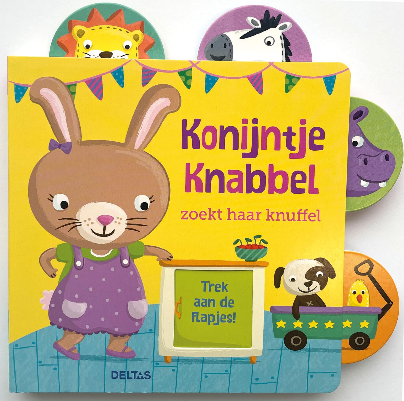 Konijntje Knabbel zoekt haar knuffel book