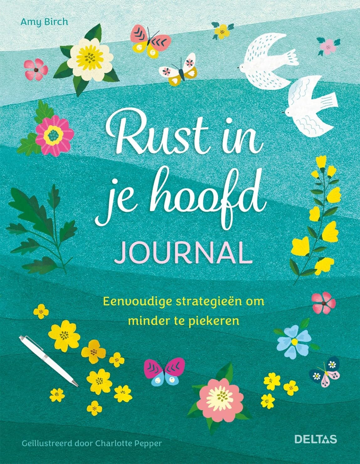Rust in je hoofd journal: Eenvoudige strategieën om minder te piekeren book