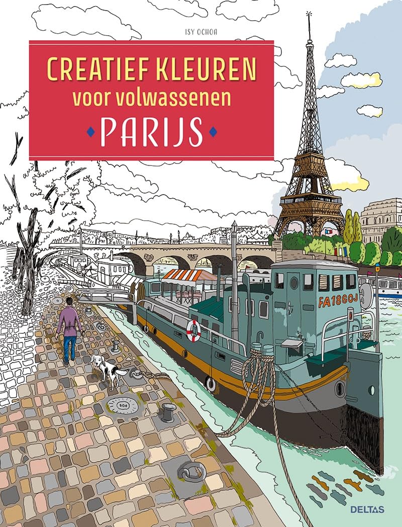 Creatief kleuren voor volwassenen - Parijs book