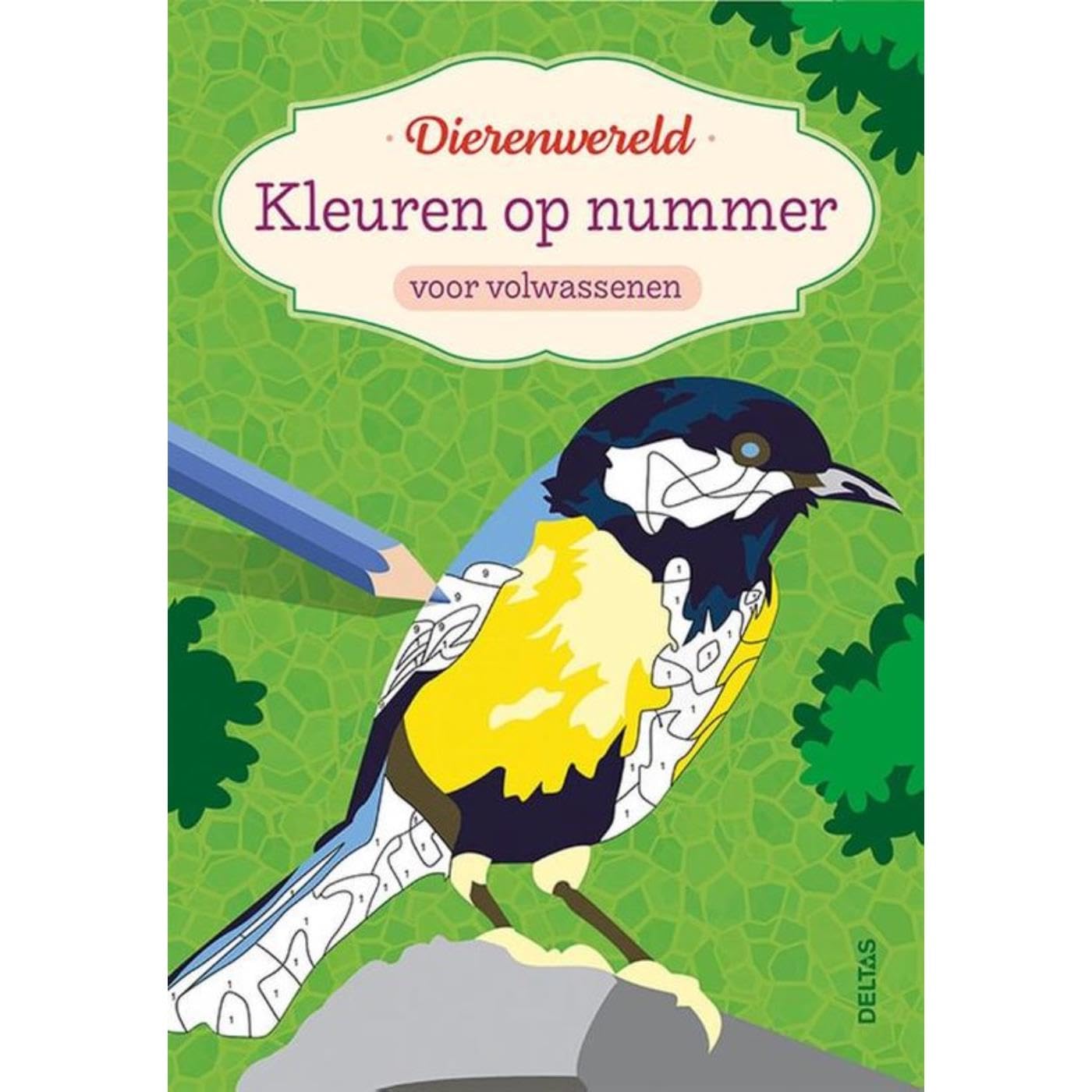 Kleuren op nummer voor volwassenen - Dierenwereld book
