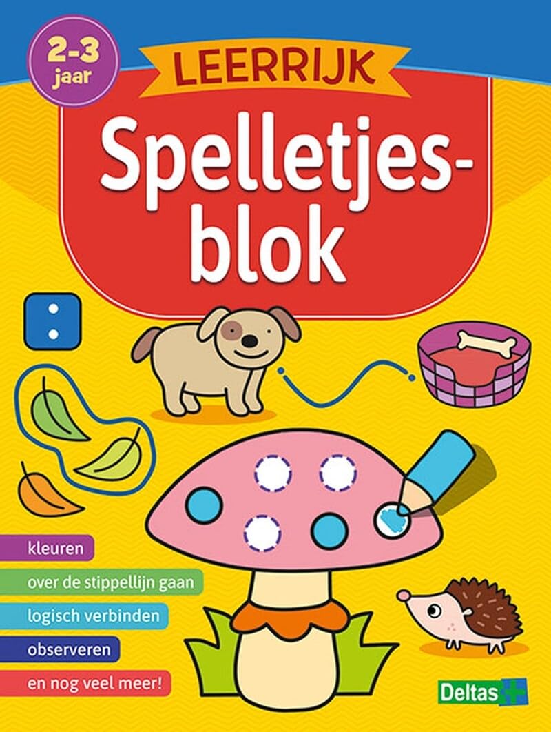 Leerrijk spelletjesblok (2-3 j.) book