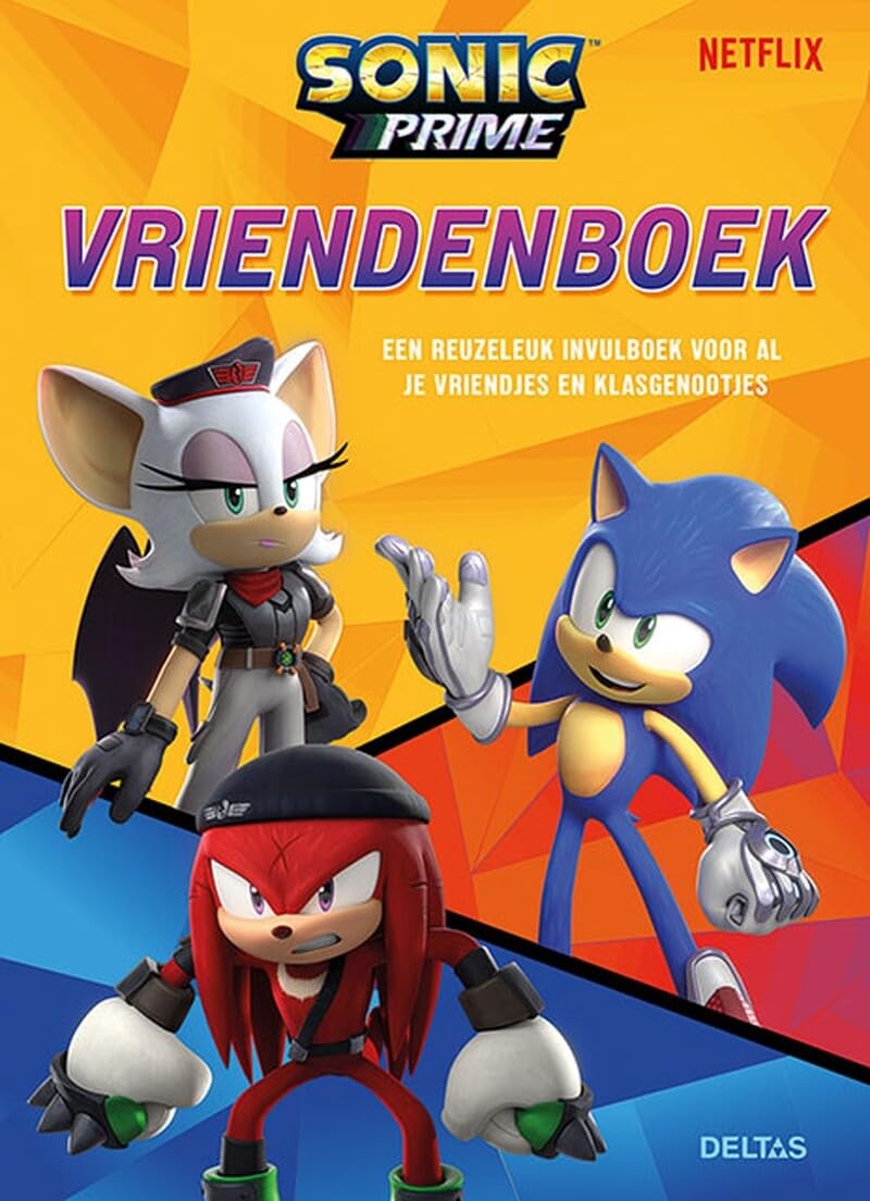 Sonic Prime vriendenboek: Een reuzeleuk invulboek voor al je vriendjes en klasgenootjes book
