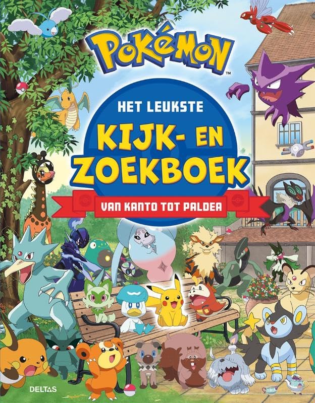 Pokémon: het leukste kijk- en zoekboek van Kanto tot Paldea book