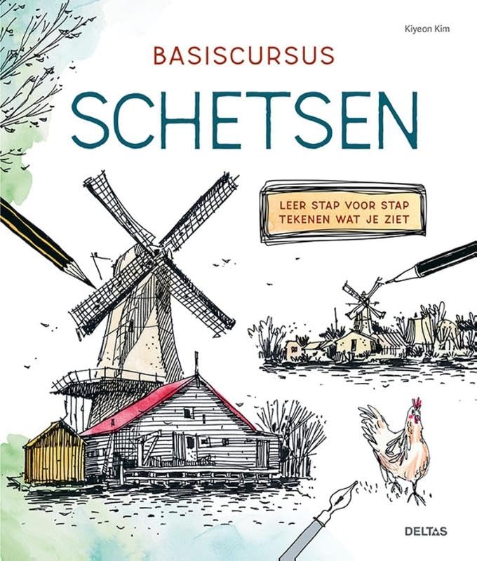 Basiscurus Schetsen: Leer stap voor stap tekenen wat je ziet book