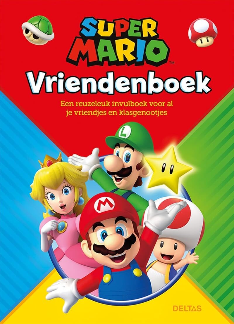 Super Mario vriendenboek: Een reuzeleuk invulboek voor al je vriendjes en klasgenootjes book