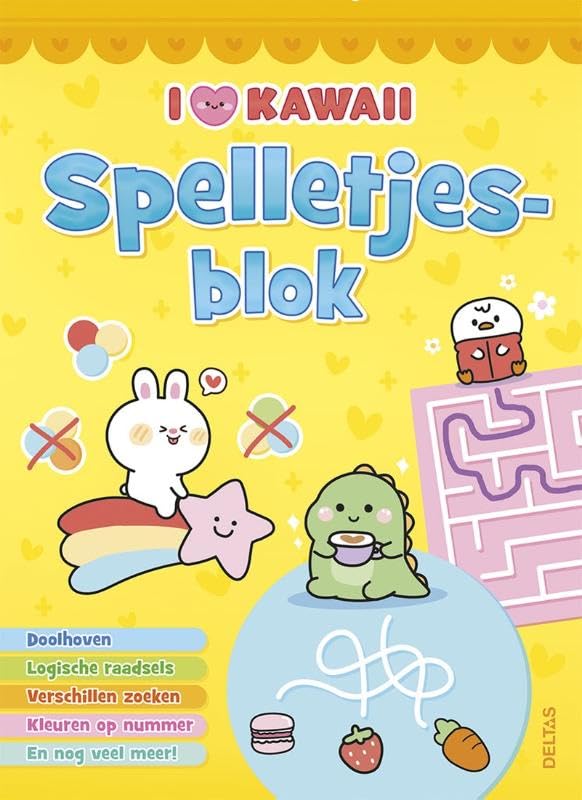 I love Kawaii Spelletjesblok book