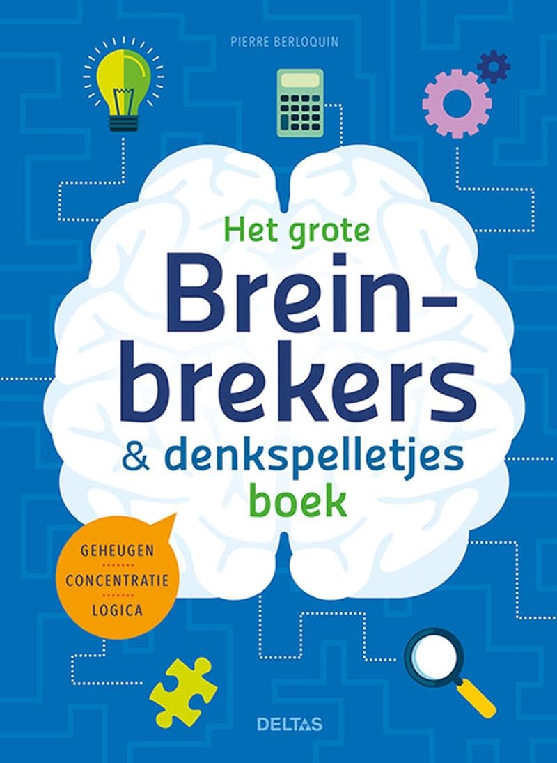 Het grote breinbrekers en denkspelletjes boek book