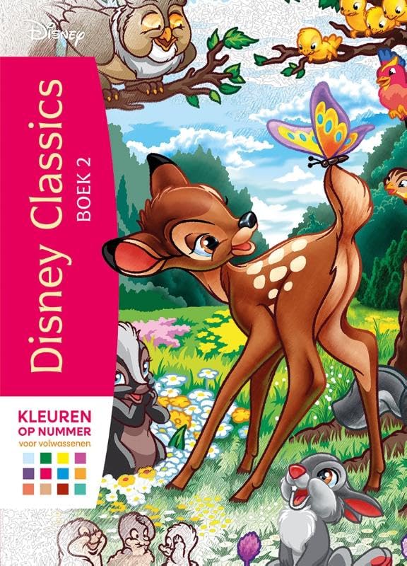 Disney Classics boek 2 - Kleuren op nummer voor volwassenen book