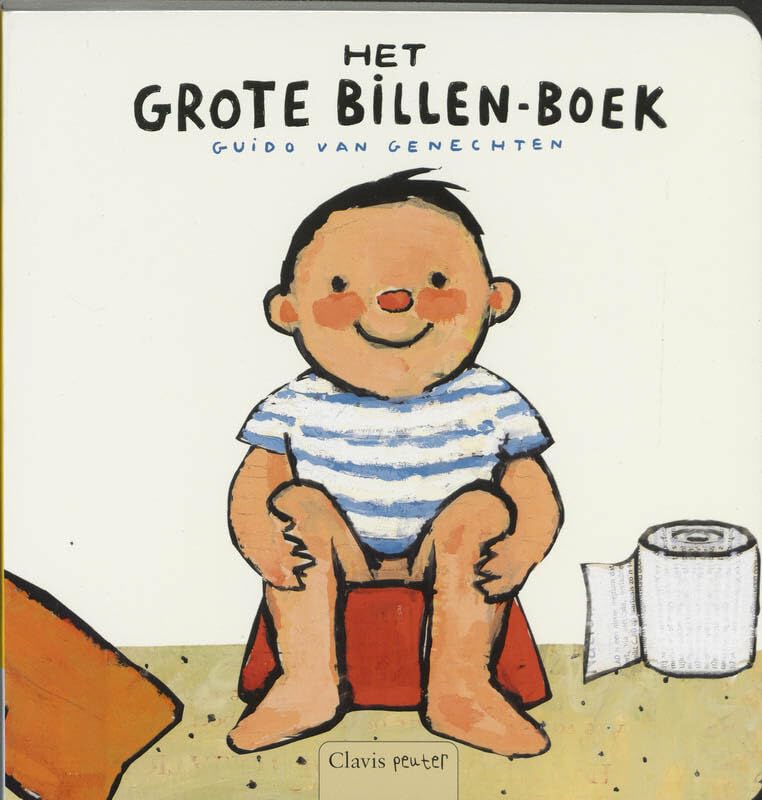 Het grote billen-boek kartonboekje (Clavis peuter) Parents & Children