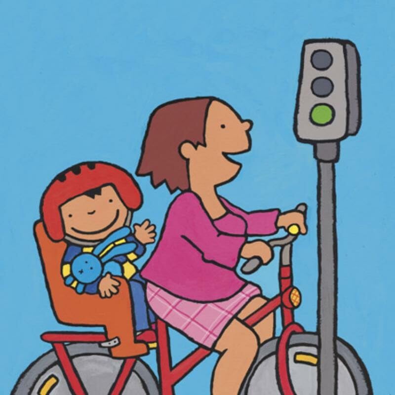 Anna in het verkeer Vertelplaten book