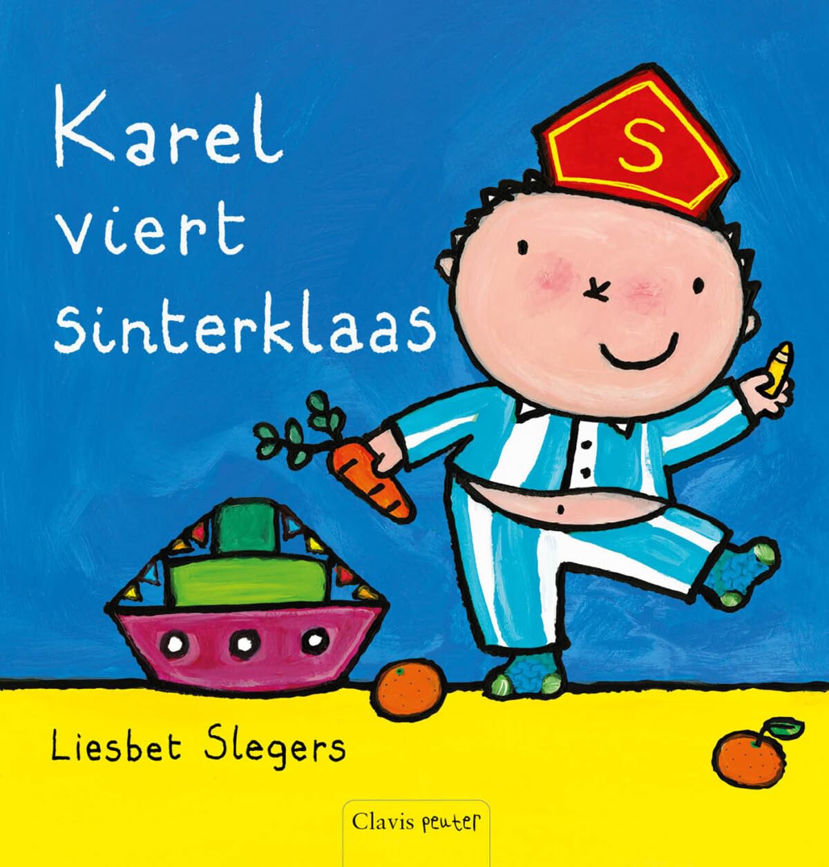 Karel viert Sinterklaas book