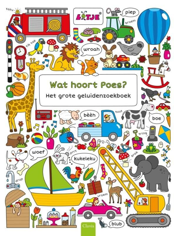 Wat hoort Poes? Het grote geluidenzoekboek book