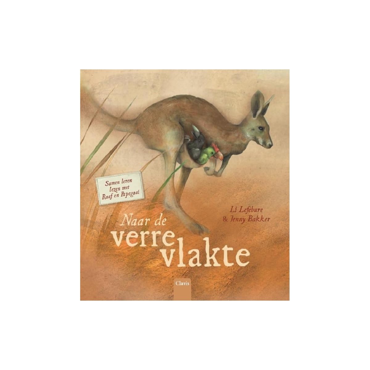 Naar de verre vlakte: leren lezen met Raaf en Papegaai. book