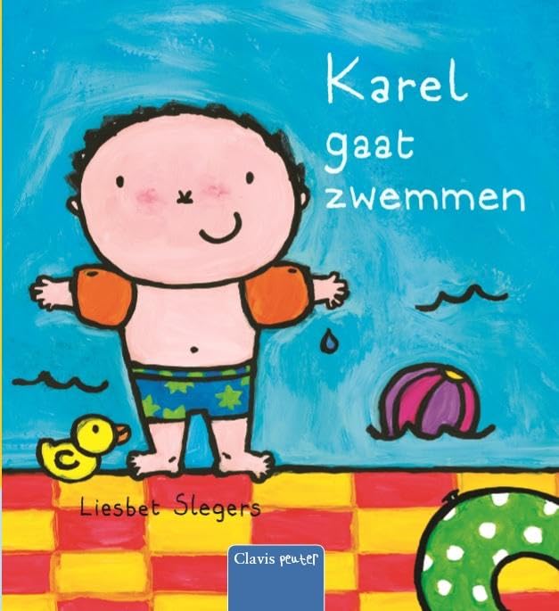 Karel gaat zwemmen book