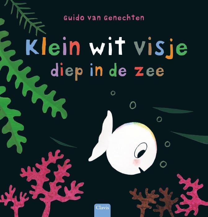Klein wit visje diep in de zee book