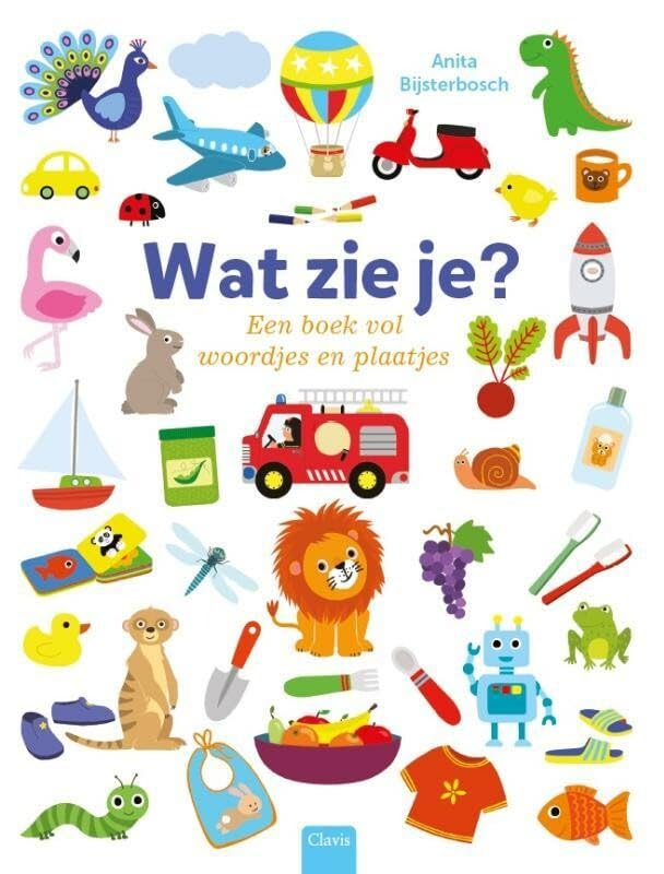 Wat zie je?: een boek vol woordjes en plaatjes Non-fiction