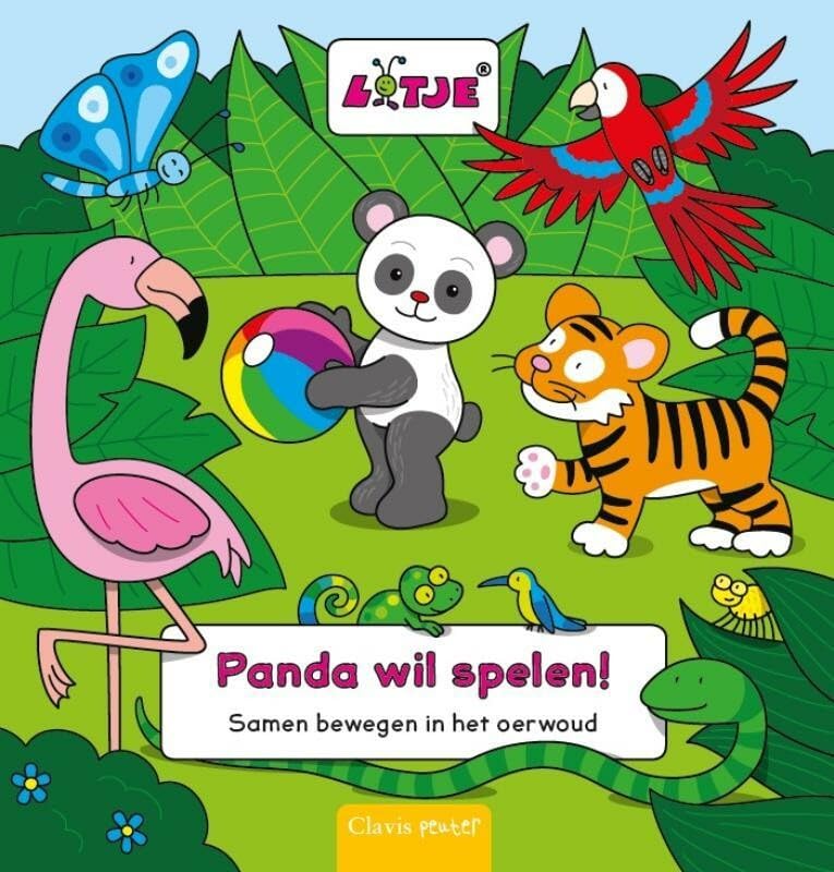 Panda wil spelen!: samen bewegen in het oerwoud book