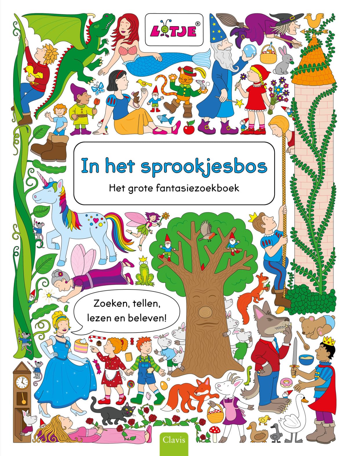 In het sprookjesbos: het grote fantasiezoekboek book