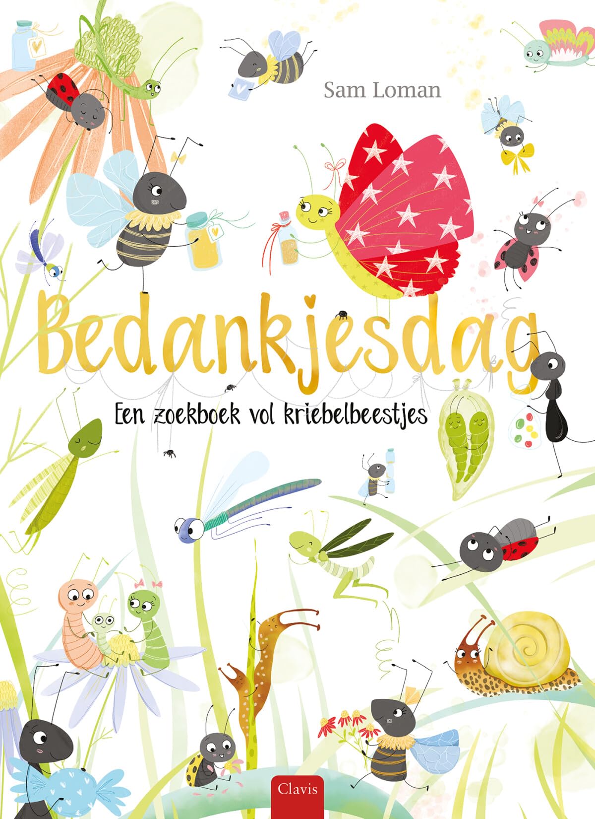 Bedankjesdag: een zoekboek vol kriebelbeestjes book