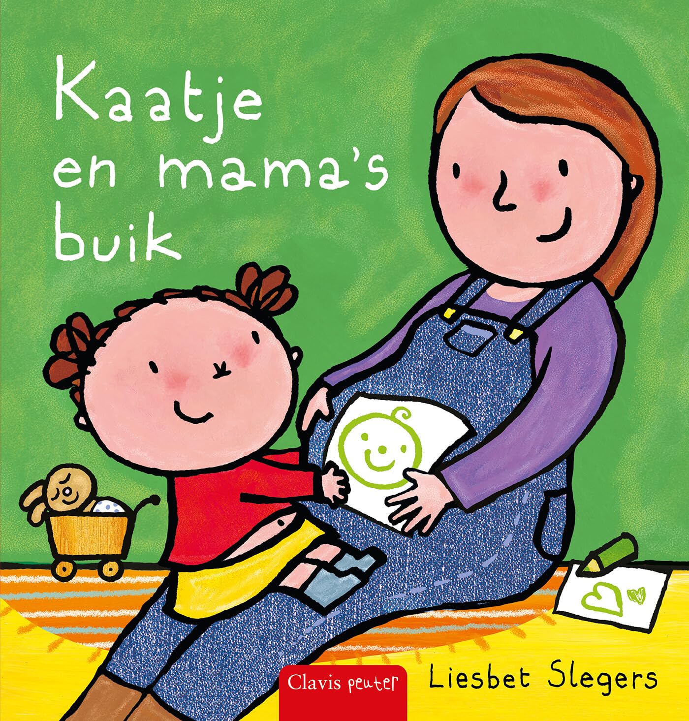 Kaatje en mama's buik book