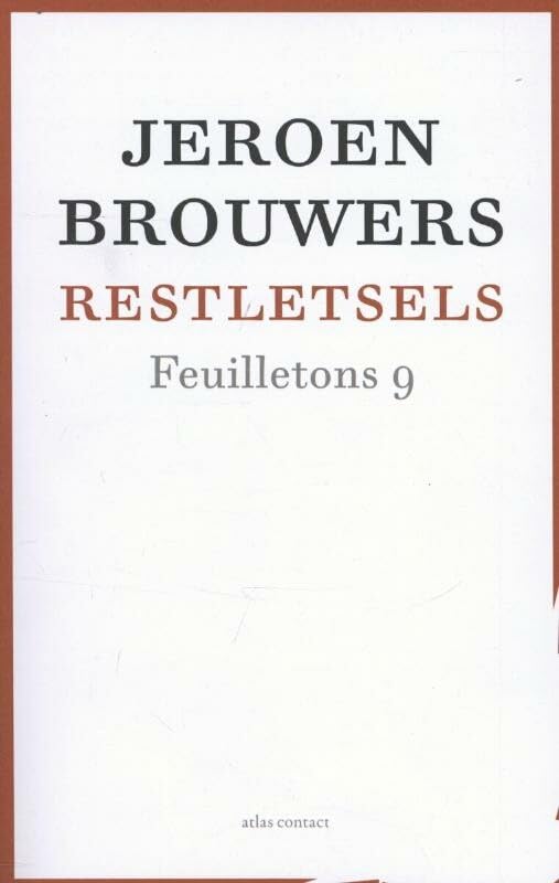 Restletsels (Feuilletons, 9) Contemporary literature