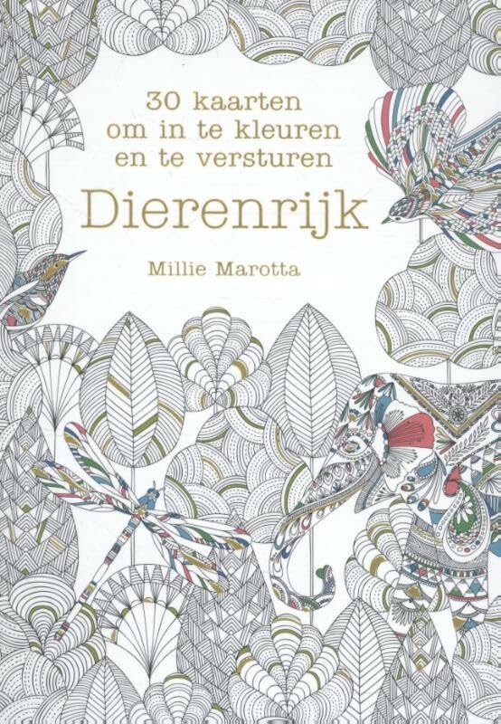 Dierenrijk: 30 kaarten om in te kleuren en te versturen book