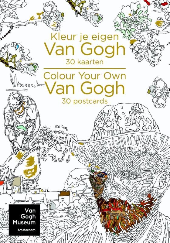 Kleur je eigen Van Gogh - Colour your own Van Gogh: 30 kaarten - 30 postcards Hobbies & Crafts