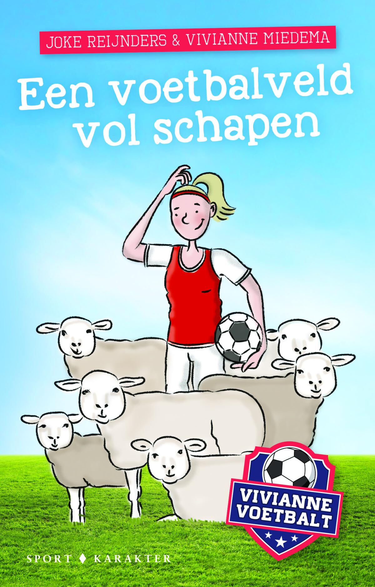 Een voetbalveld vol schapen book