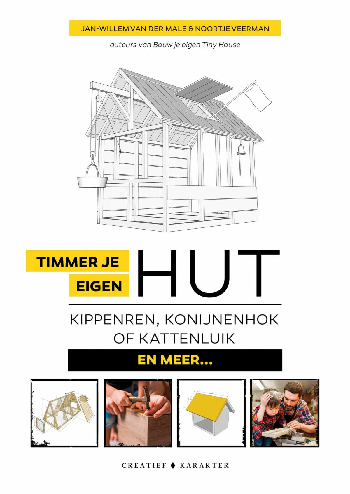 Timmer je eigen hut, kippenren, konijnenhok of kattenpaleis en meer... Hobbies & Crafts