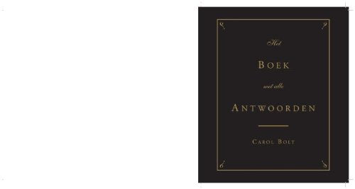 Het Boek met alle Antwoorden - pap book