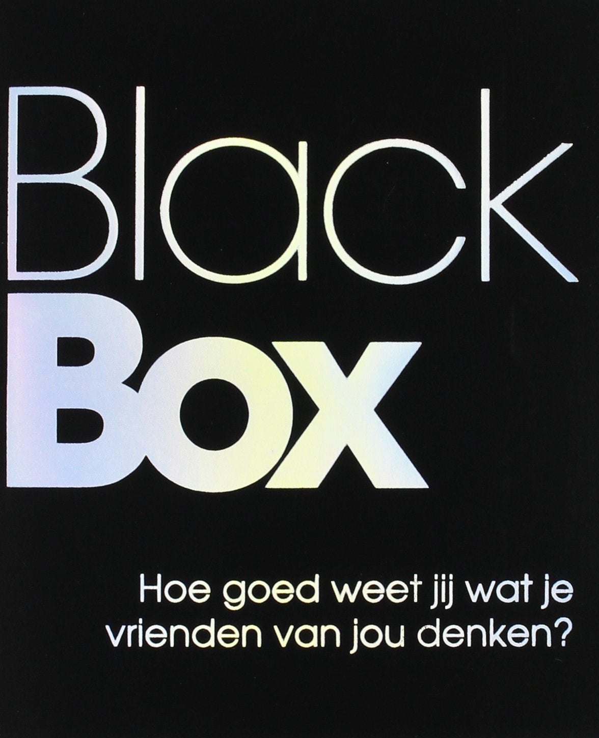 Black Box: hoe goed weet jij wat je vrienden van jou denken book