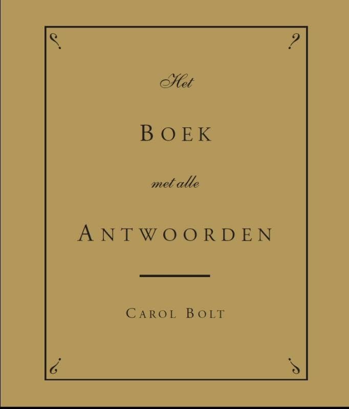 Het boek met alle antwoorden: jubileumeditie book