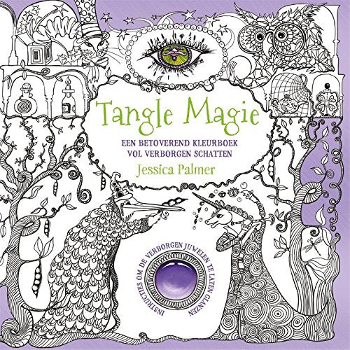 Tangle magie: een betoverend kleurboek vol verborgen schatten book