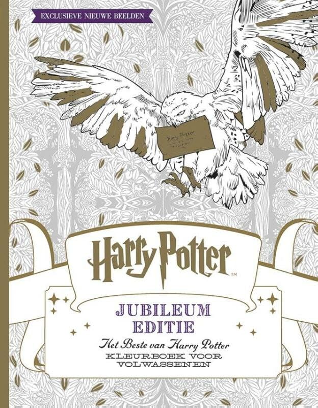 Harry Potter - Jubileum editie - kleurboek voor volwassenen: het beste van Harry Potter book