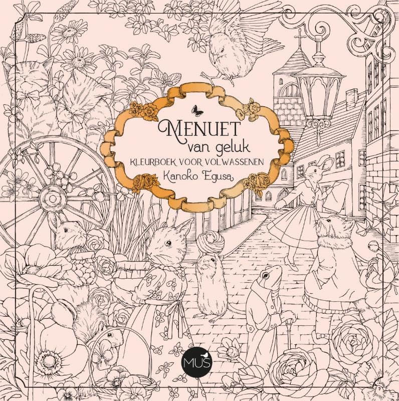 Menuet van geluk: Kleurboek voor volwassenen Hobbies & Crafts