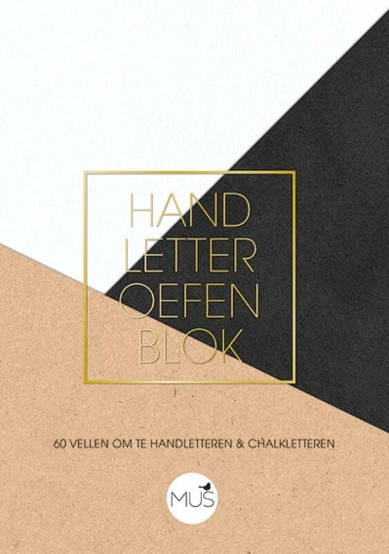 Handletter oefenblok - A5: 60 vellen om te handletteren & chalkletteren book