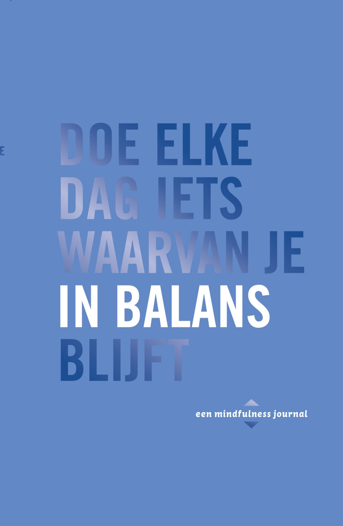 Doe elke dag iets waarvan je in balans blijft book