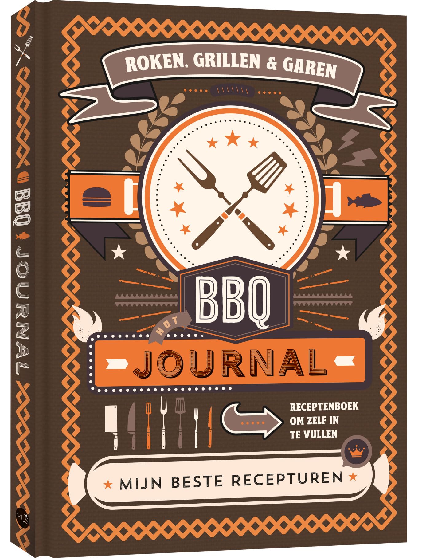 BBQ Journal: Receptenboek om zelf in te vullen book