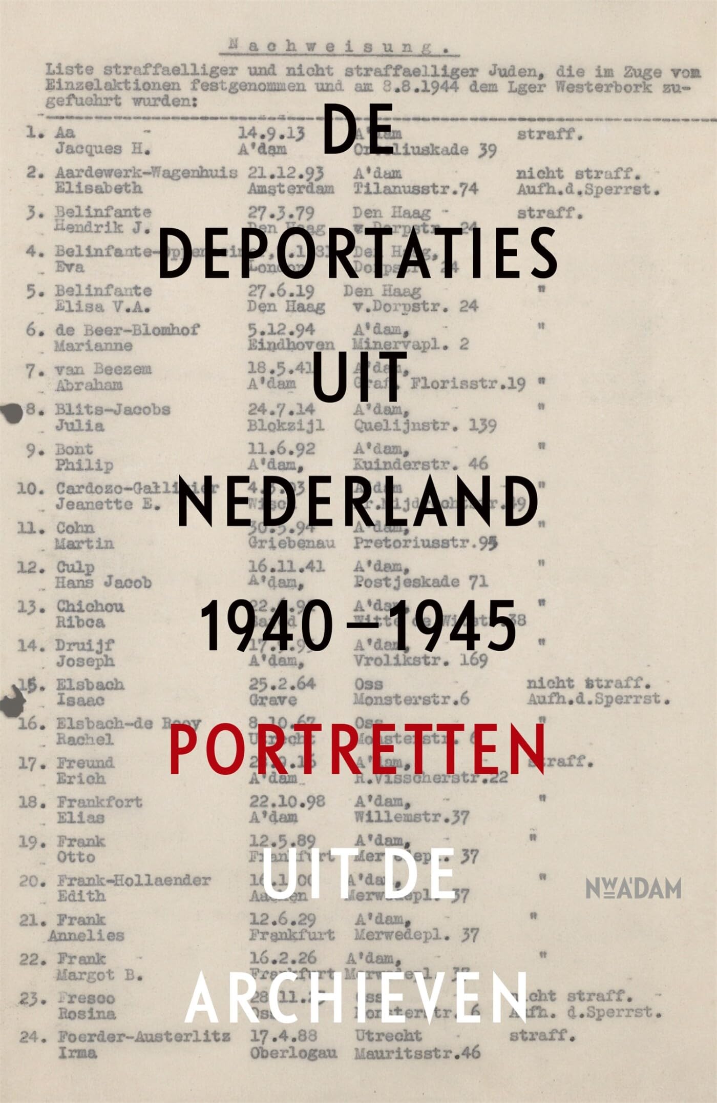De deportaties uit Nederland 1940-1945: Portretten uit de archieven book