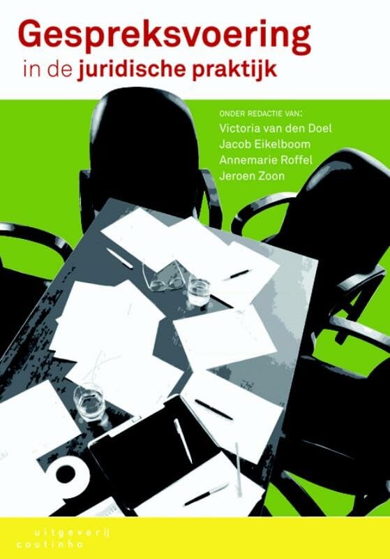 Gespreksvoering in de juridische praktijk book